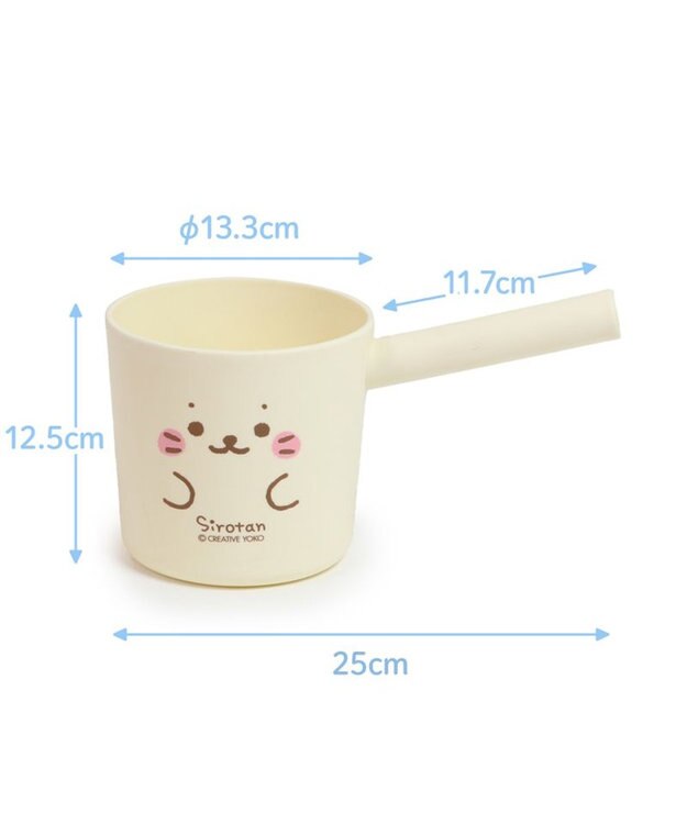 Mother garden しろたん顔ぼん お風呂手おけ 湯おけ -