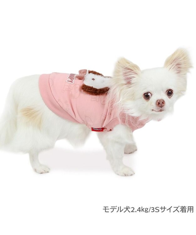 PET PARADISE スヌーピー 淡色トレーナー 《ピンク》 小型犬 ピンク