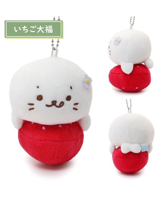 【海外限定!!】ZIMOMO いちご ぬいぐるみキーホルダー 海外限定 ラブブ ピンク いちご ぬいぐるみ LABUBU ZIMOMO