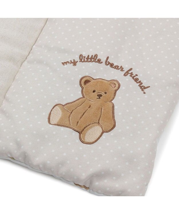 PET PARADISE ペットパラダイス  クールロールマット 《くまちゃん》 ホワイト×ブラウン