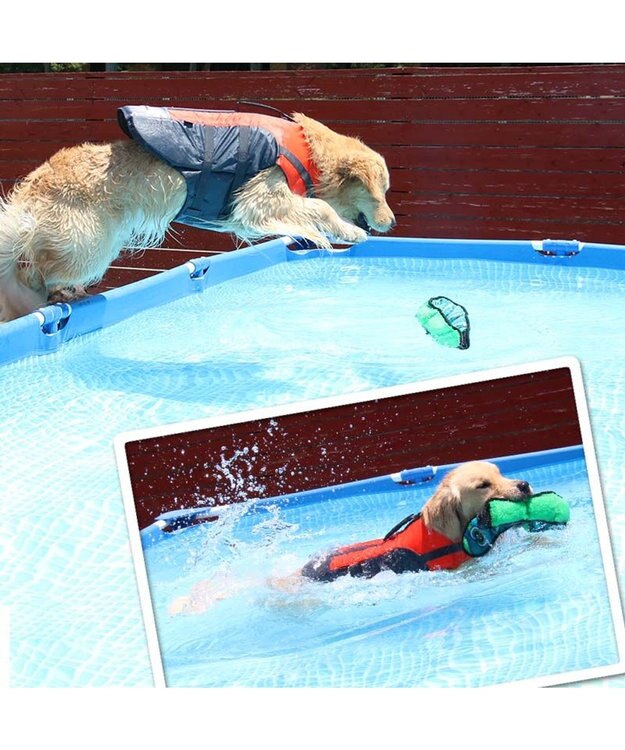 PET PARADISE ペットパラダイス ライフベスト 【Ｌ】 《オレンジ》 オレンジ