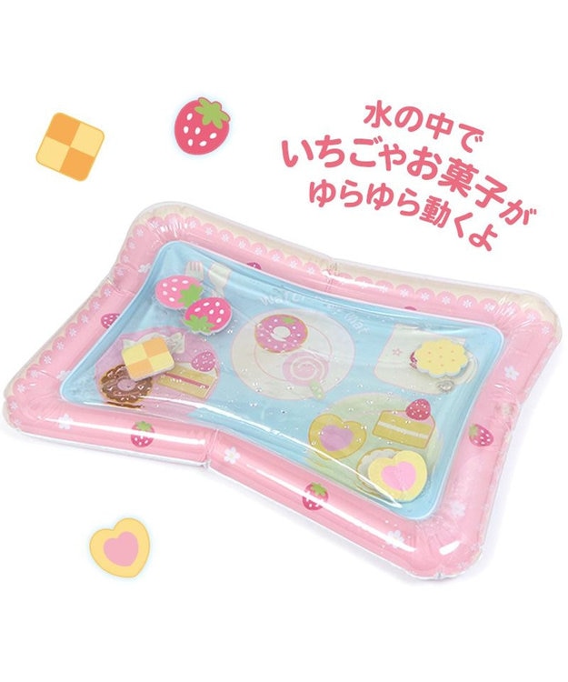 Mother garden マザーガーデン スウィーツ ウォーターマット ベビーウォータープレイマット ピンク(淡)