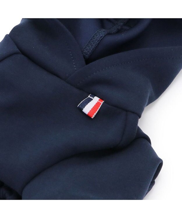 PET PARADISE ペットパラダイス  ペティヒート パーカー 《バイカラー》 小型犬 紺（ネイビー・インディゴ）