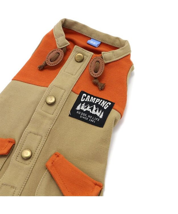 PET PARADISE ペットパラダイス 背中開きベスト 《オレンジ》 小型犬 オレンジ