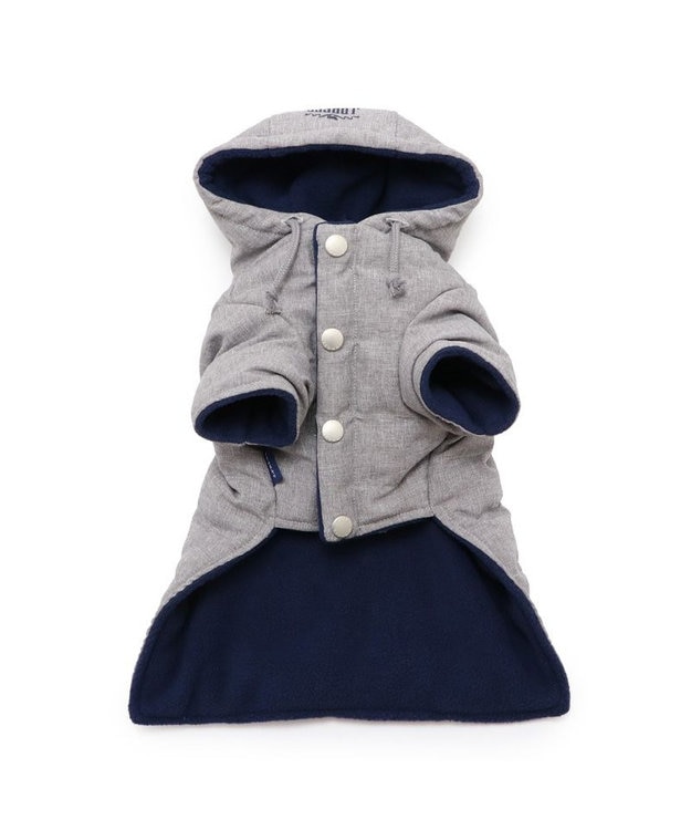 PET PARADISE J.PRESS 中綿コート 《杢グレー》 小型犬 杢グレー