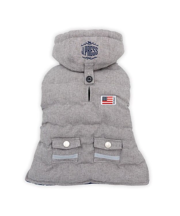 PET PARADISE J.PRESS 中綿コート 《杢グレー》 小型犬 杢グレー