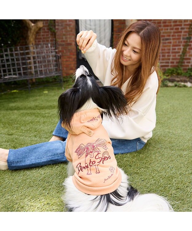 PET PARADISE ペットパラダイス Mai Kuraki ベニート パーカー 《ピンク》 中型犬 ピンク