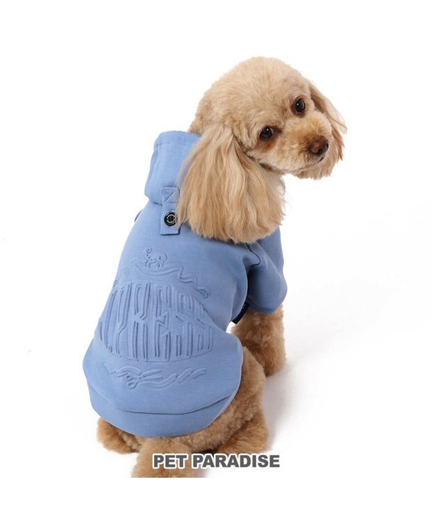 PET PARADISE J.PRESS エンボス パーカー 【小型犬】 水色