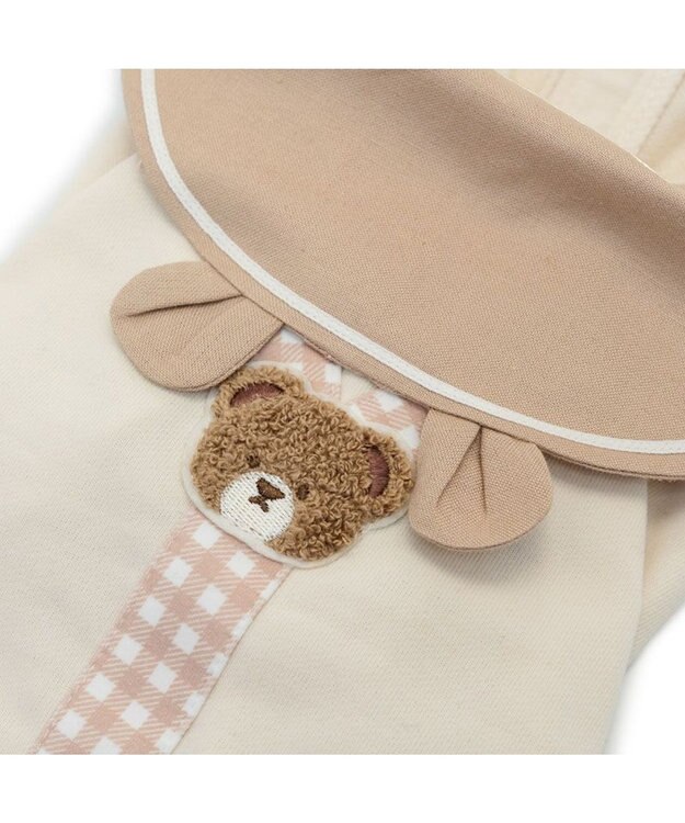 PET PARADISE ペットパラダイス くまちゃん パンツつなぎ 小型犬 ベージュ