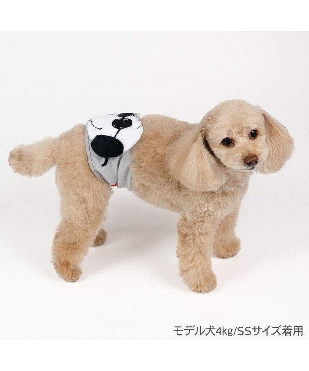 PET PARADISE スヌーピー ジョークール マナーベルト 小型犬 グレー