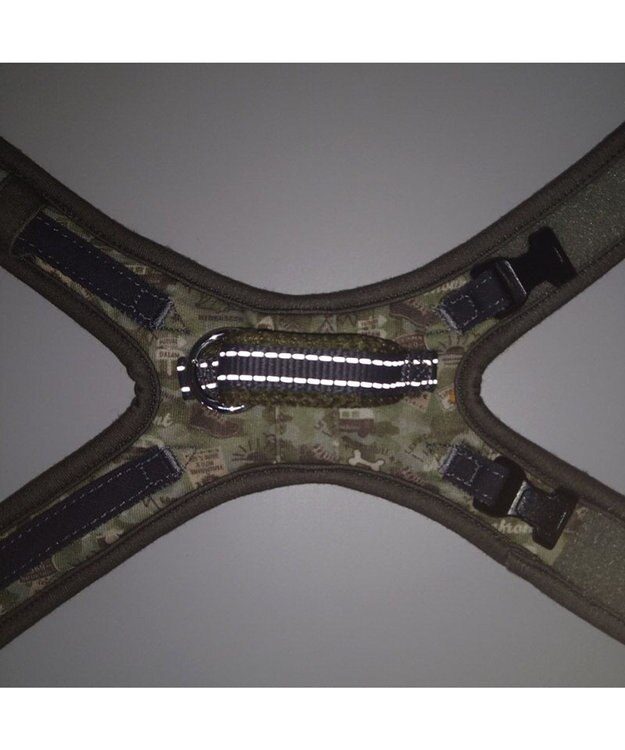 PET PARADISE ペットパラダイス やさしい ハーネス 迷彩 ３Ｓ 〔小型犬〕 カーキ