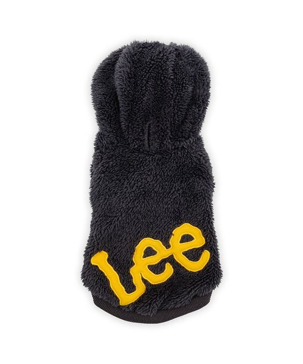 PET PARADISE Lee ロゴ ボアパーカー 《グレー》 中型犬 大型犬 グレー