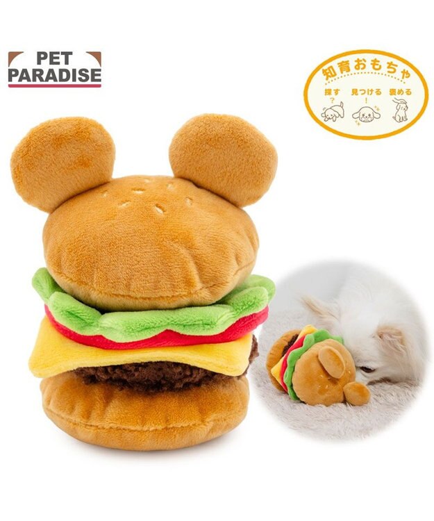 PET PARADISE ディズニー ミッキーマウス バーガートイ ブラウン