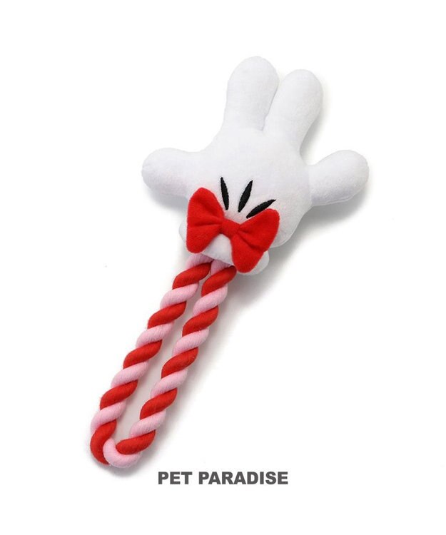 PET PARADISE ディズニー ミニーマウス 《手のロープトイ》 犬用おもちゃ -