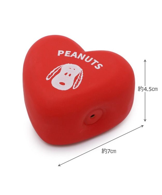 PET PARADISE スヌーピー ハート ラテックス トイ レッド