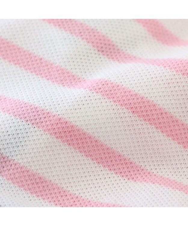 PET PARADISE Lee 鹿の子 ボーダー スカートつなぎ 小型犬 ネイビー×ピンク