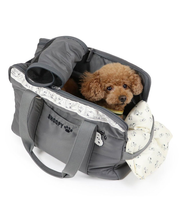 スヌーピー モノトーン キャリー M 小型犬 約4～8kg / PET