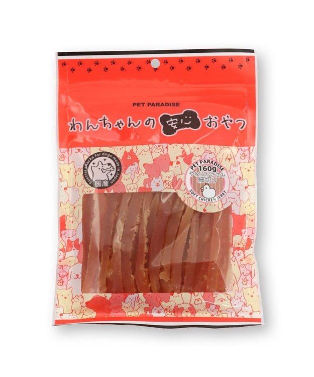 PET PARADISE やわらか ささみ 細切り 大袋 160g 国産 -