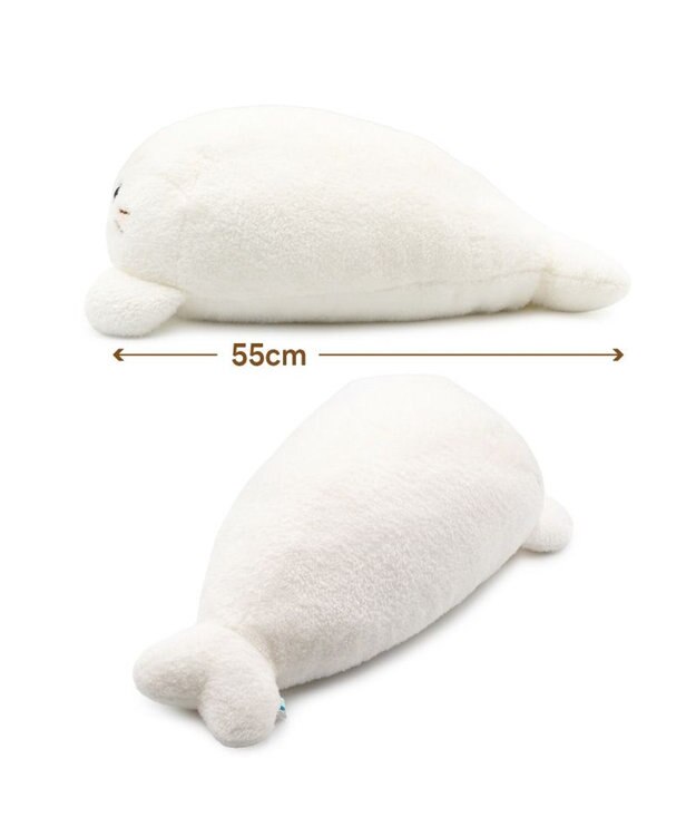 Mother garden しろたん メルティ 抱き枕 55cm ホワイト