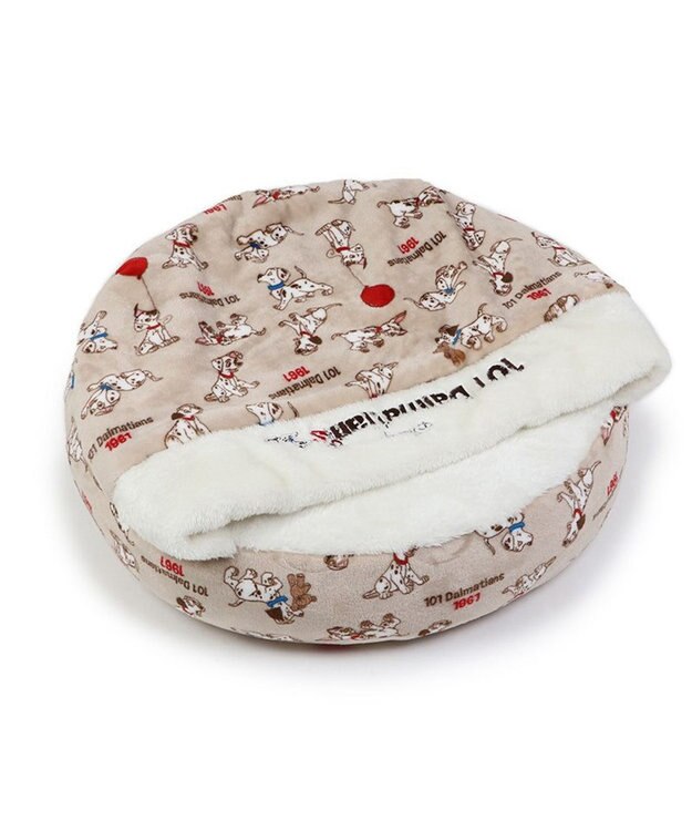 PET PARADISE ディズニー 101匹わんちゃん 丸型寝袋 遠赤外線 《風船柄》 60cm 風船柄