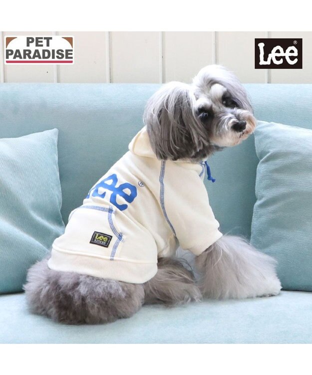 PET PARADISE Lee ステッチパーカー 《ホワイト》 小型犬 ホワイト