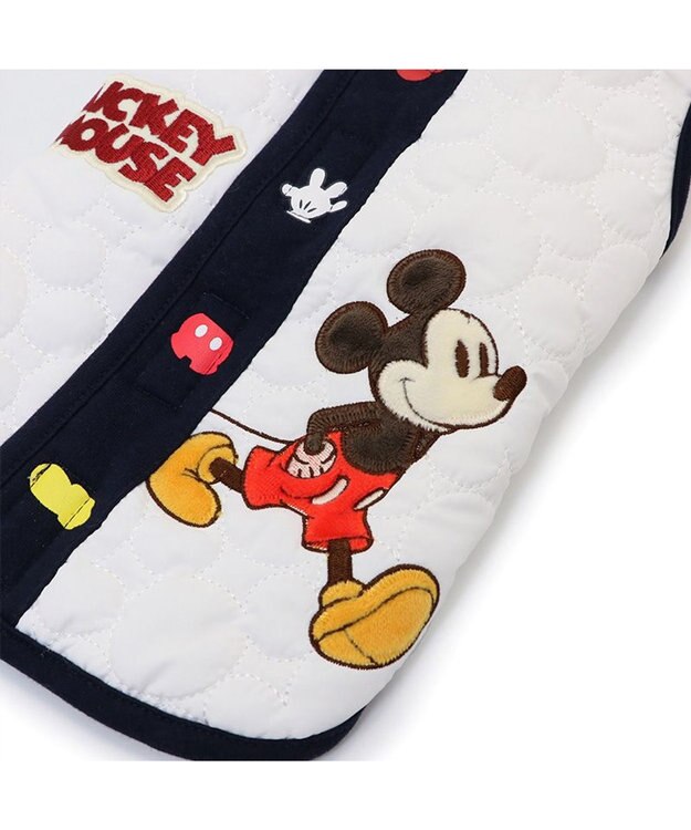 PET PARADISE ディズニー ミッキーマウス 遠赤外線 ベスト 小型犬 白～オフホワイト