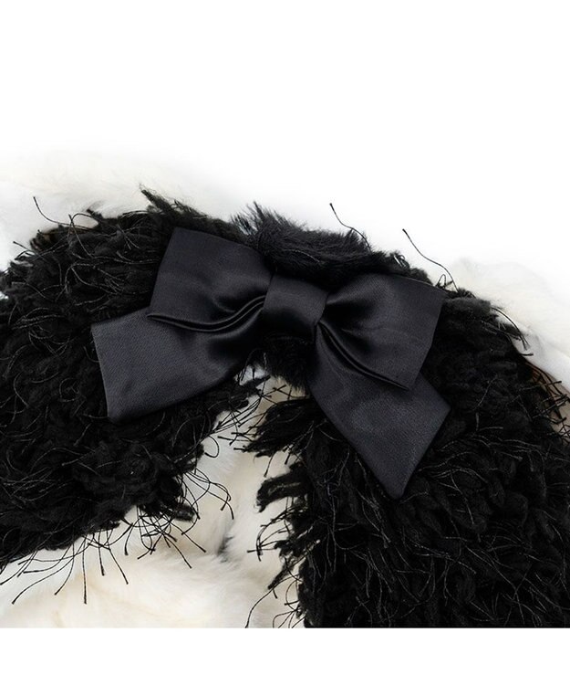 PET PARADISE cherircouture ドットリボン ポンチョ 《ブラック》 小型犬 ブラック