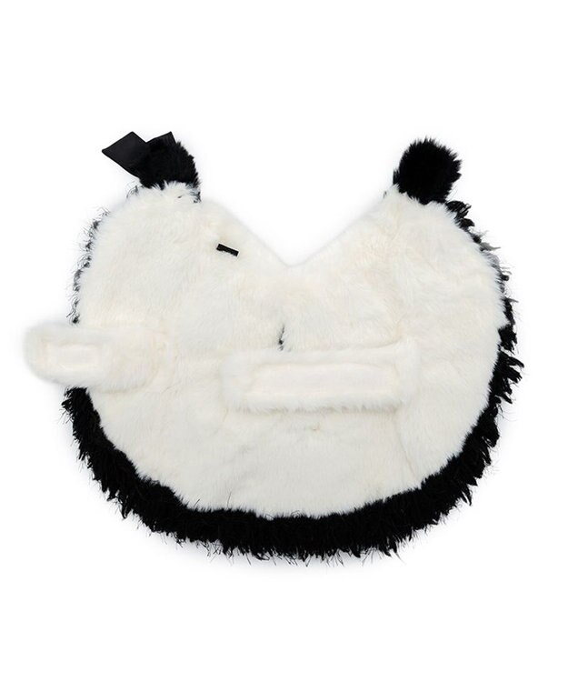 PET PARADISE cherircouture ドットリボン ポンチョ 《ブラック》 小型犬 ブラック