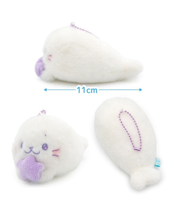 Mother garden しろたん ゆめいろしろたん キーホルダー  《むささき》 単品 むらさき