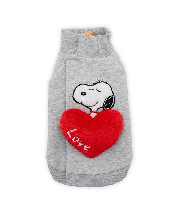 PET PARADISE スヌーピー ビッグラブ トレーナー  中型犬 グレー