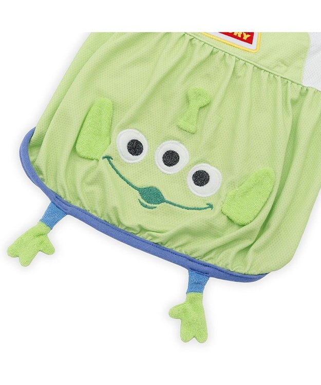 PET PARADISE ディズニー トイ・ストーリー エイリアン お顔 ポケットクール タンクトップ 小型犬 グリーン