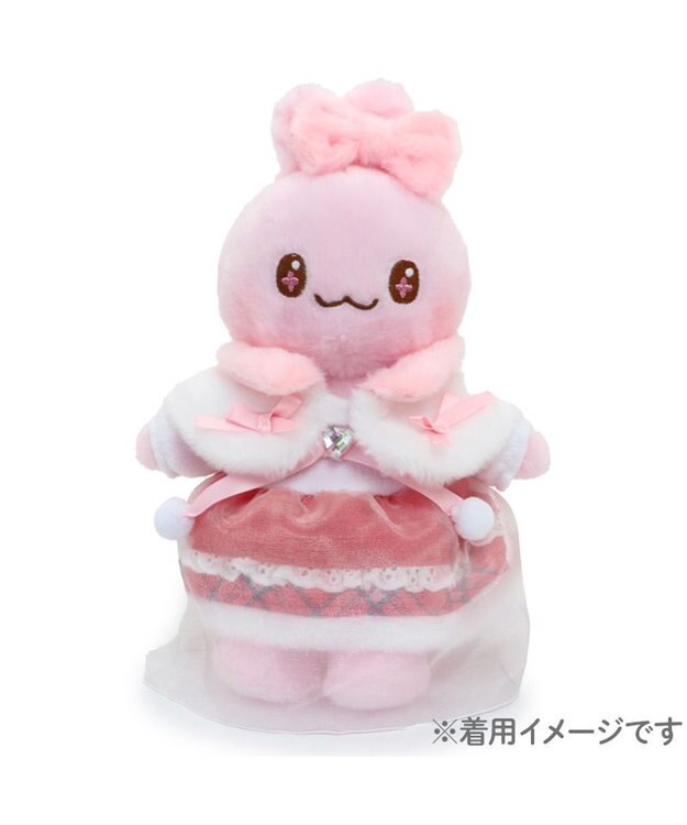 ピンクのケーキ型置物 マスコット付き マザーガーデン プチマスコット Sサイズ用 着せ替え お洋服