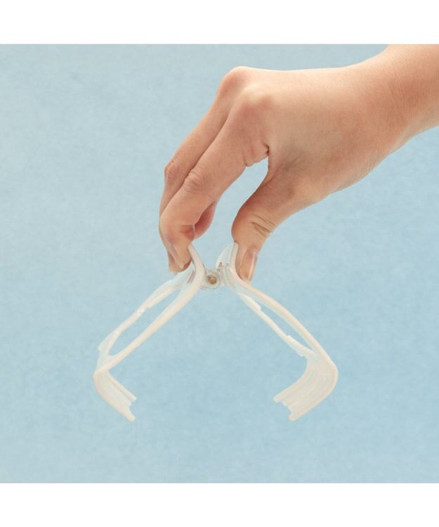 Mother garden しろたん シルエット バンスクリップ 《横向き》 ホワイト