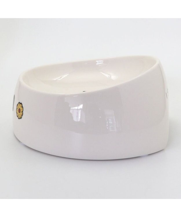 PET PARADISE 【受注生産】スヌーピー えさ皿 食器 名前と誕生日が入ります！  オーダーメイドフードボウル【大】 0