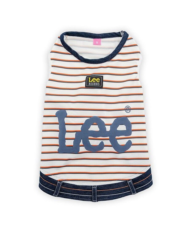 PET PARADISE Lee エコメイド ボーダー タンクトップ 小型犬 ネイビー×レッド