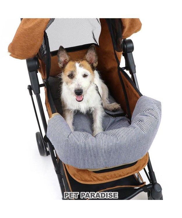 新品未使用✨️ペットパラダイス✨️カートクッション リバーシブル✨️ 犬 カート クッション リバーシブル ヒッコリー / PET PARADISE