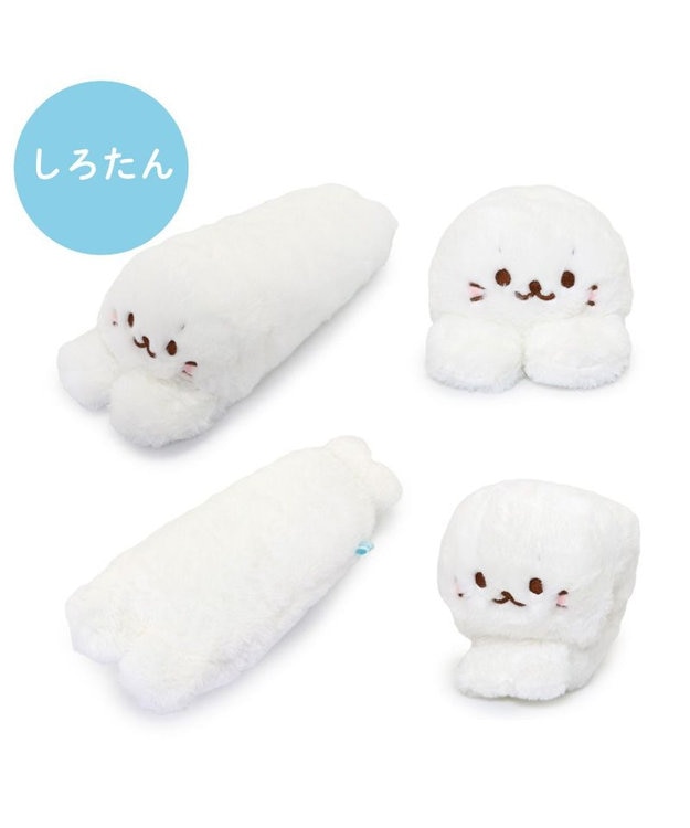 Mother garden しろたん パッチンくるっとマスコット 《しろたん》 単品 しろたん