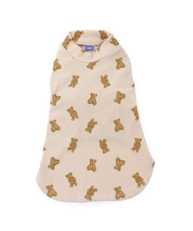 PET PARADISE ペットパラダイス くま のびのび リブ Tシャツ 小型犬 くま