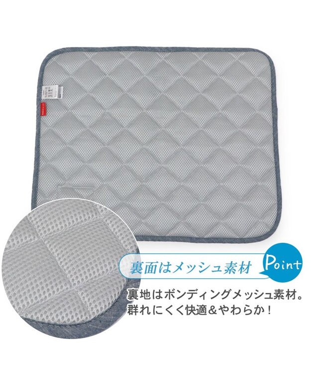 PET PARADISE リサとガスパール 水色 柔らか クールマット  (48×40cm) 水色