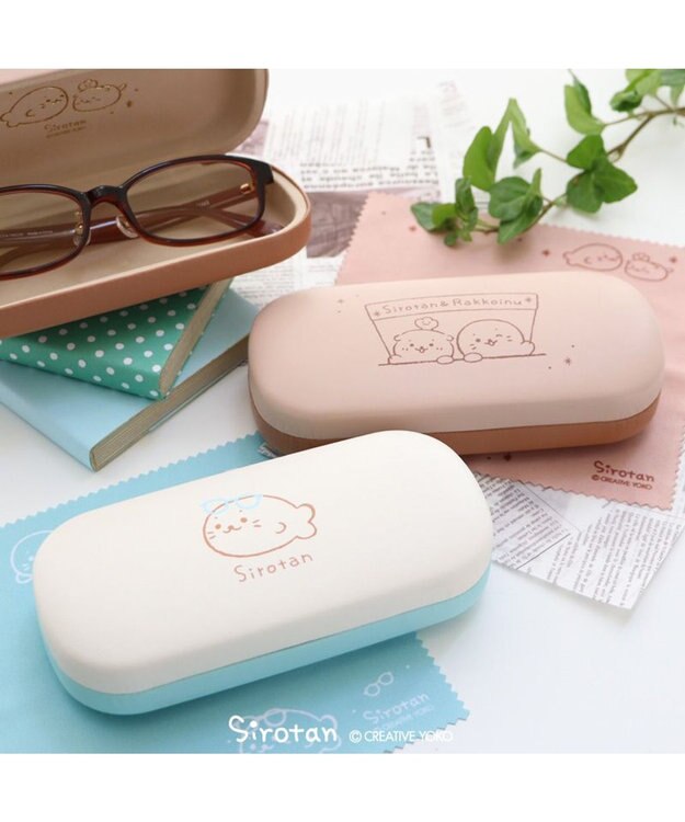 Mother garden しろたん クロス付き メガネケース 《メガネしろたん》 メガネしろたん