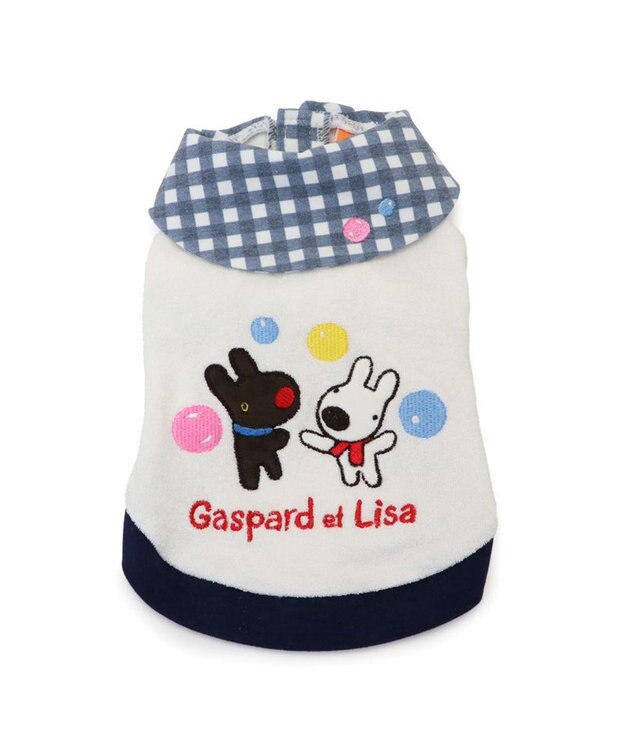 PET PARADISE リサとガスパール サーモキープ Tシャツ 《シャボン玉》 小型犬 ホワイト