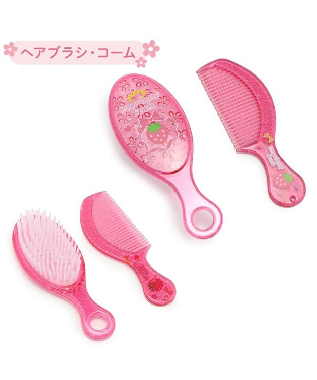 Mother garden 野いちご 木製 ままごと へアレンジセット《ピンク》 ピンク