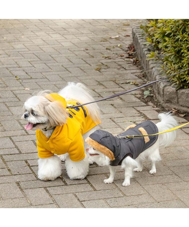 PET PARADISE ペットパラダイス 防寒フード付コート 小型犬 ブラック