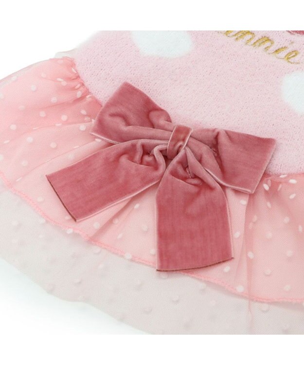 PET PARADISE ディズニー ミニーマウス 遠赤外線 ハートニット  小型犬 ピンク