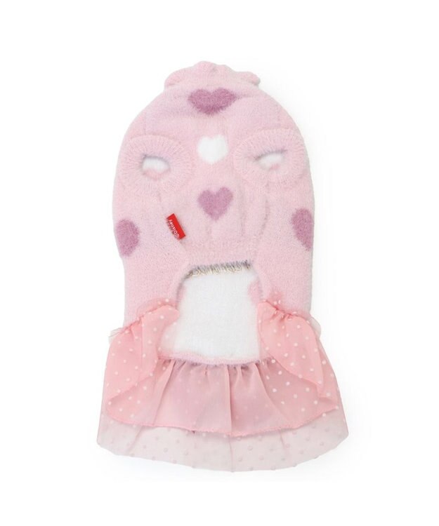 PET PARADISE ディズニー ミニーマウス 遠赤外線 ハートニット  小型犬 ピンク