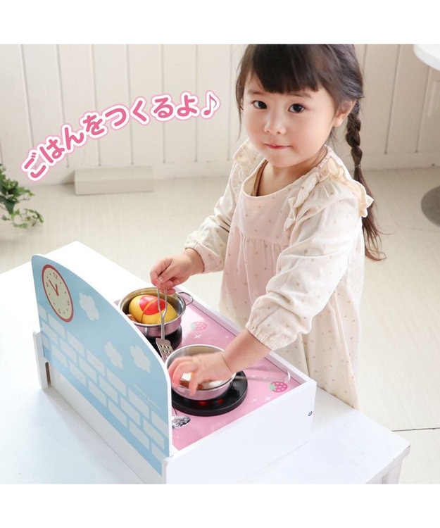 Mother garden マザーガーデン 木製 おままごと テーブルキッチン ミニ -