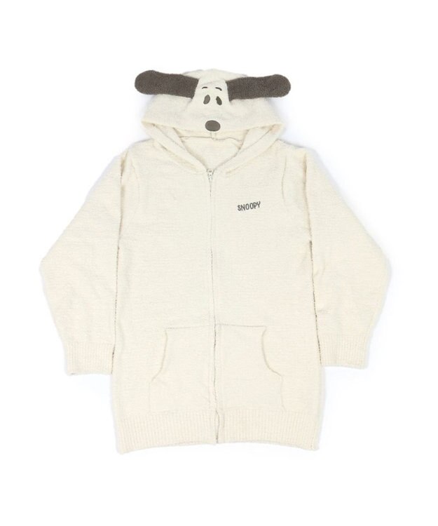 PET PARADISE スヌーピー お揃い なりきり ニット パーカー 【オーナー用】 白~オフホワイト