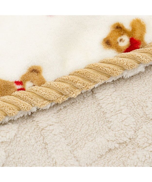 PET PARADISE ペットパラダイスくまちゃん 着る毛布 《ほっこりくまちゃん》 小型犬 ホワイト
