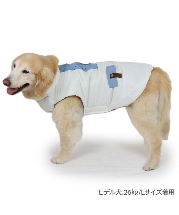 PET PARADISE ペットパラダイス エアベスト 《デニムポケット》  中型犬 大型犬 ホワイト