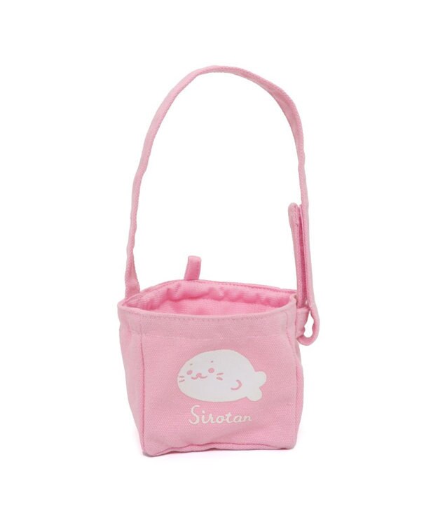 Mother garden しろたん ついてきちゃうマスコット用 ミニトートバッグ 《ピンク》 単品 ついてきちゃうマスコット用